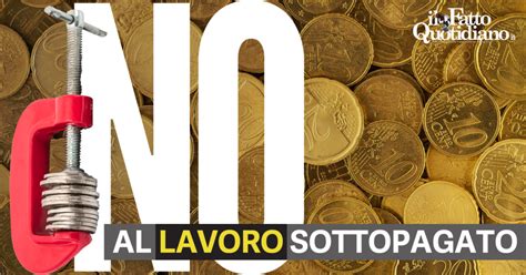 lavoro sottopagato impoverito